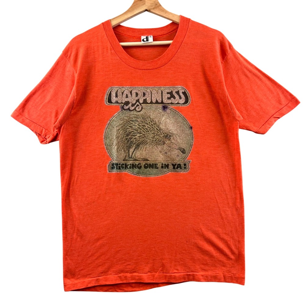 Vintage 70s‎ Downwear T Shirt XL Novelty Humor Good Girls Bad Girls Tee